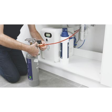 GROHE 40423000 - Startovní sada GROHE BLUE 2 kg CO2 lahev nerez