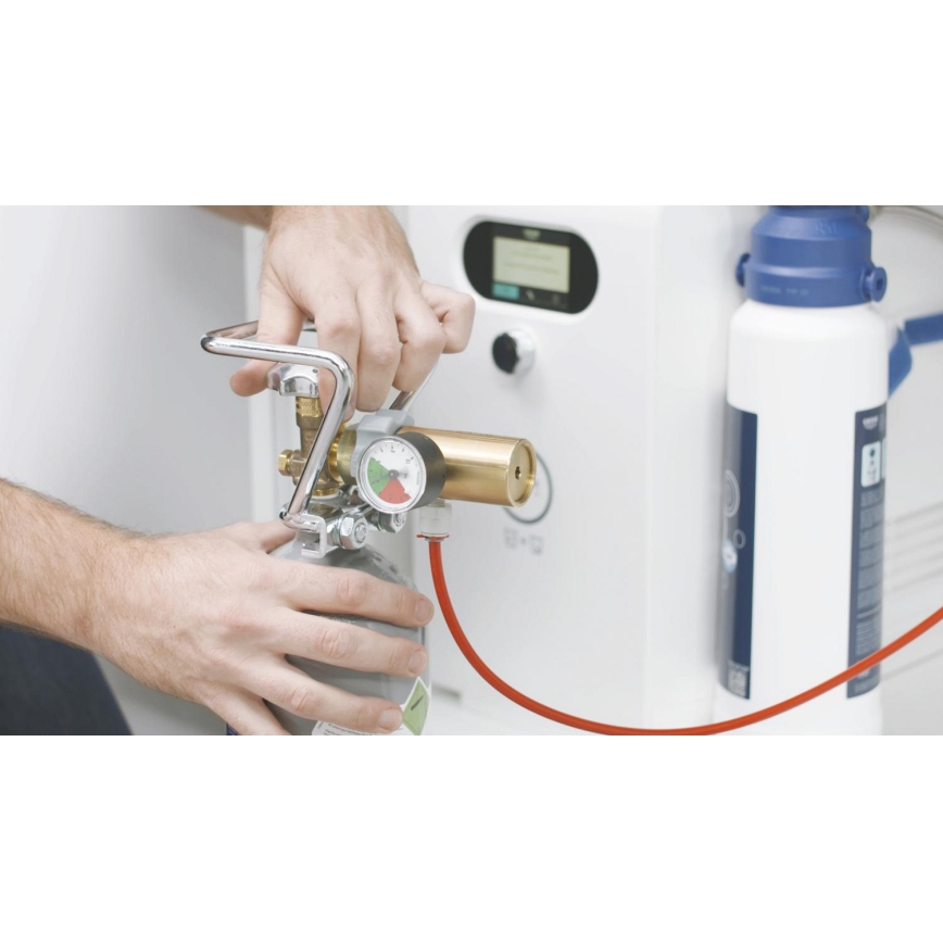 GROHE 40423000 - Startovní sada GROHE BLUE 2 kg CO2 lahev nerez