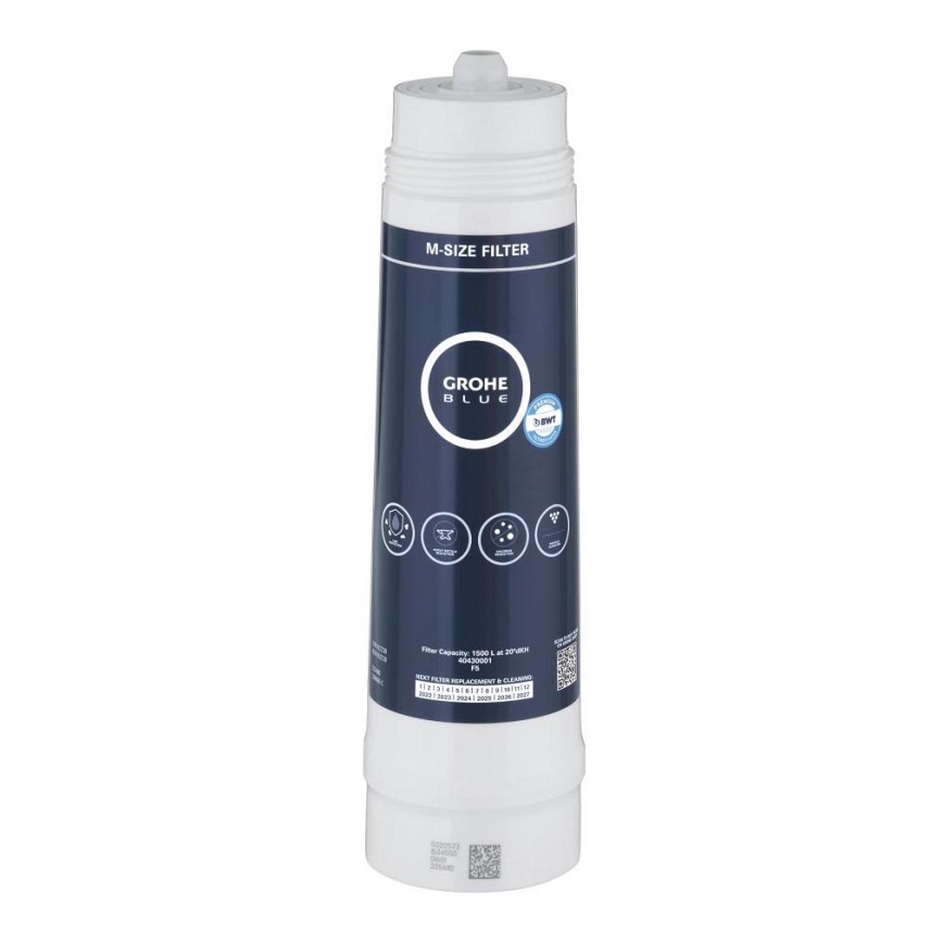 GROHE 40430001 - Filtr GROHE BLUE 12,4” x 4,55” bílá