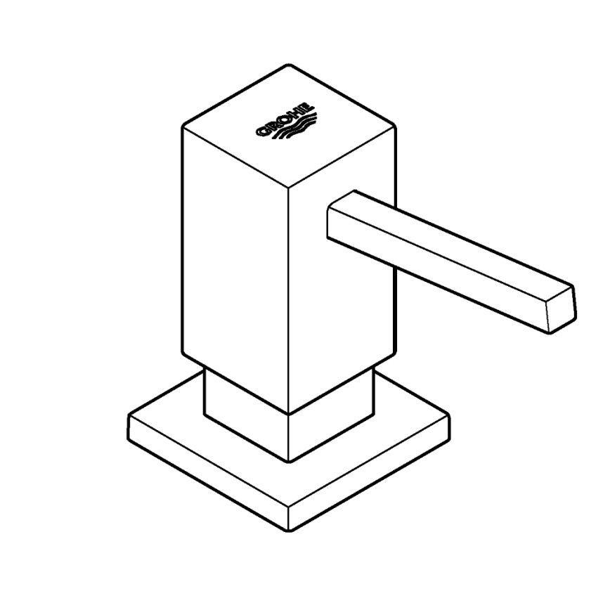 GROHE 40535DC0 - Dávkovač mýdla COSMOPOLITAN 500 ml nerez