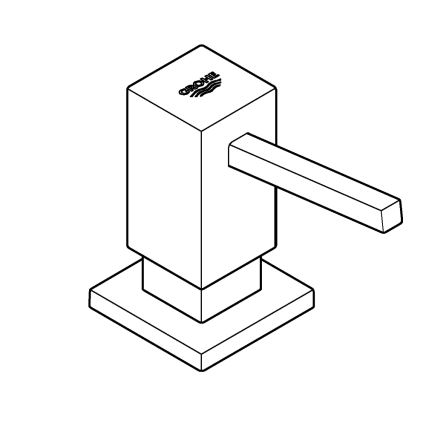 GROHE 40535GL0 - Dávkovač mýdla COSMOPOLITAN 500 ml zlatá