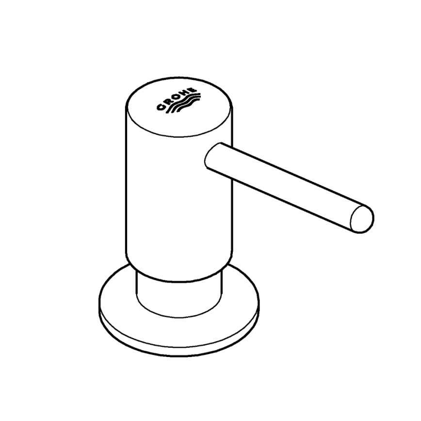 GROHE 40536000 - Dávkovač mýdla CONTEMPORARY 400 ml lesklý chrom