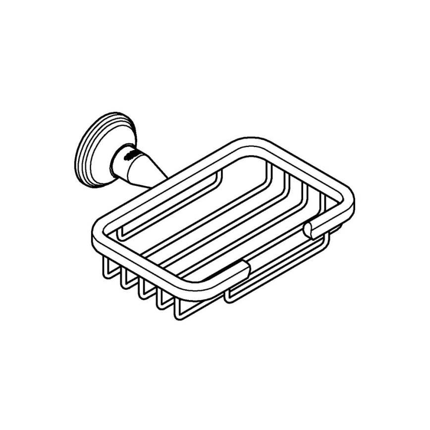 GROHE 40659001 - Rohová polička ESSENTIALS AUTHENTIC lesklý chrom