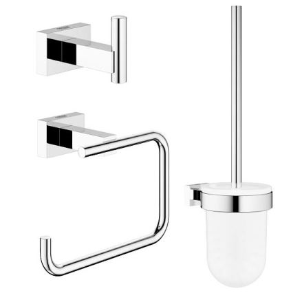 GROHE 40757001 - Sada doplňků ESSENTIALS CUBE lesklý chrom