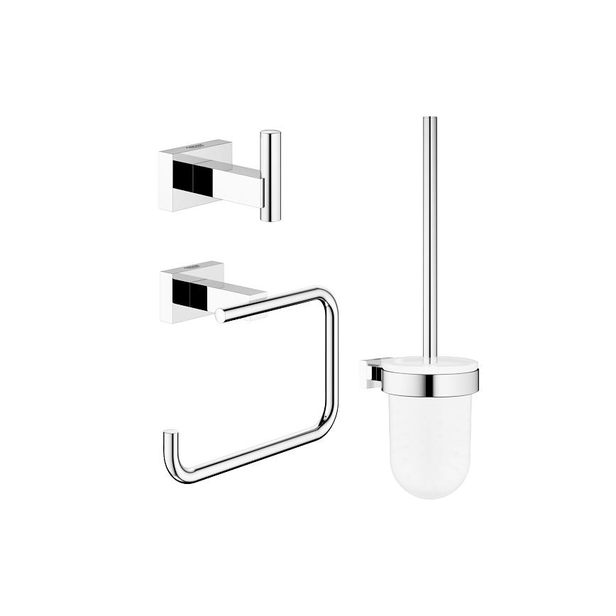 GROHE 40757001 - Sada doplňků ESSENTIALS CUBE lesklý chrom