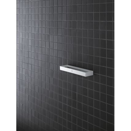 GROHE 40766000 - Držák na ručníky SELECTION CUBE 25 × 6 × 1,5 cm lesklý chrom