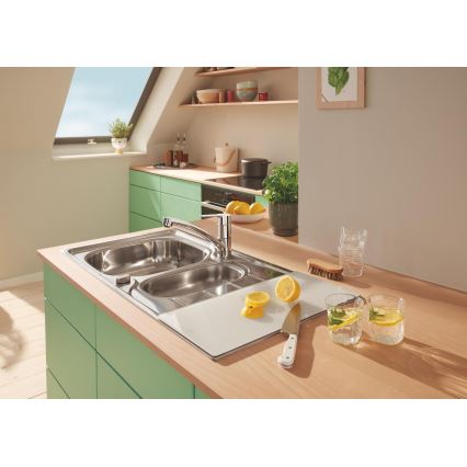GROHE 40787L00 - Skleněné prkénko 490 × 240 × 19 mm čirá