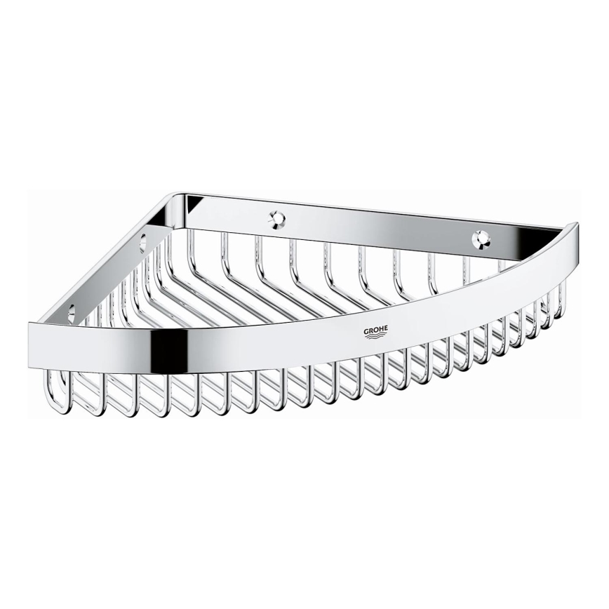 GROHE 40809000 - Drátěný mýdelník SELECTION CUBE 20 × 20 cm lesklý chrom