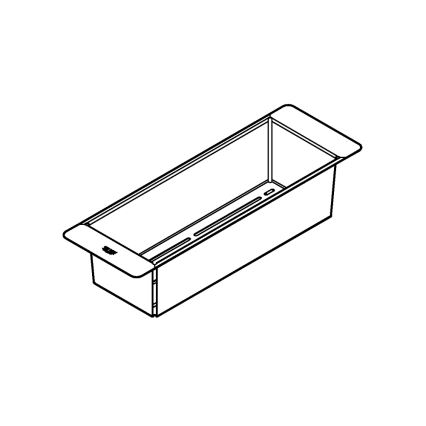 GROHE 40852SD0 - Multifunkční cedník 450 × 150 × 100 mm nerez