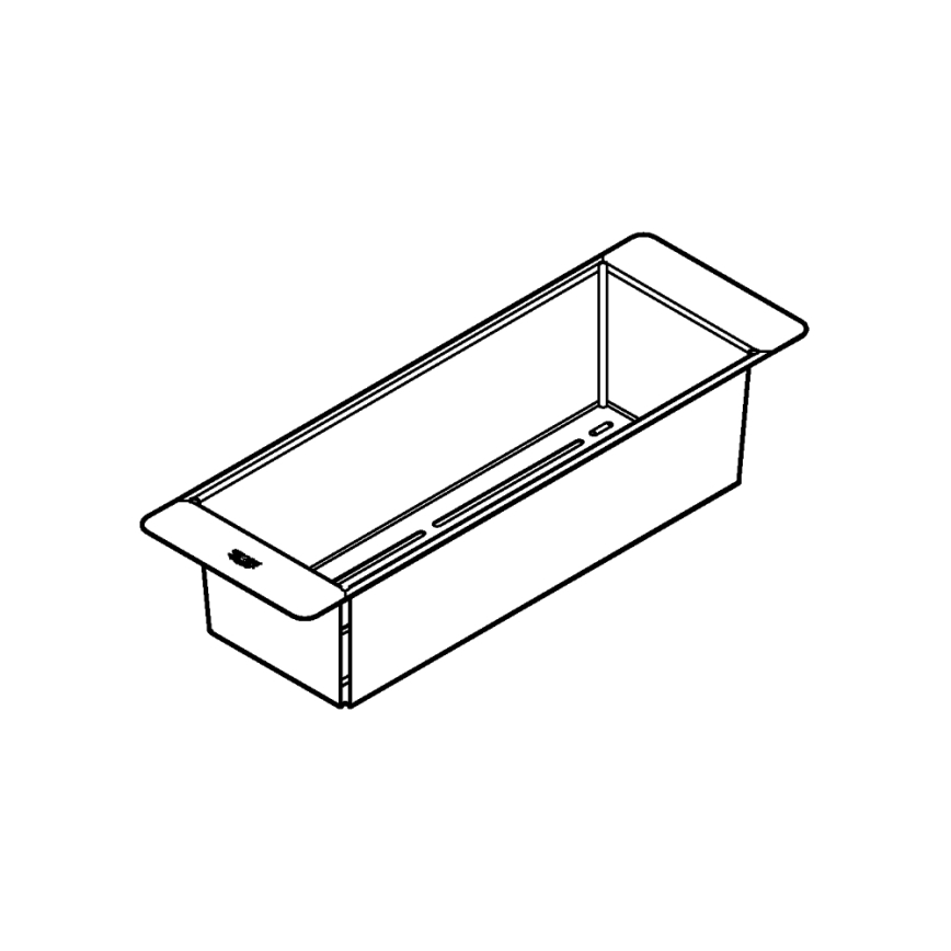 GROHE 40852SD0 - Multifunkční cedník 450 × 150 × 100 mm nerez