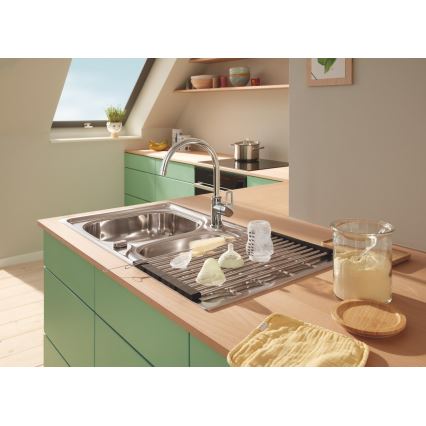 GROHE 40856SD0 - Odkapávač 450 × 348 mm kartáč nerez