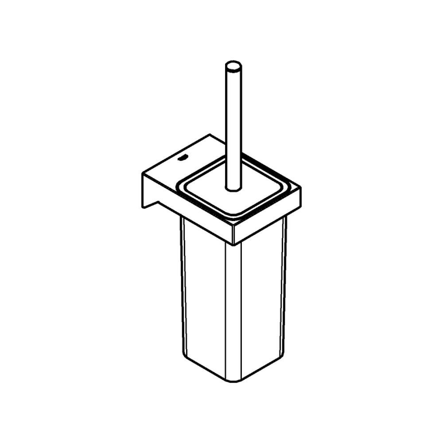 GROHE 40857000 - Souprava na čištění toalety SELECTION CUBE lesklý chrom