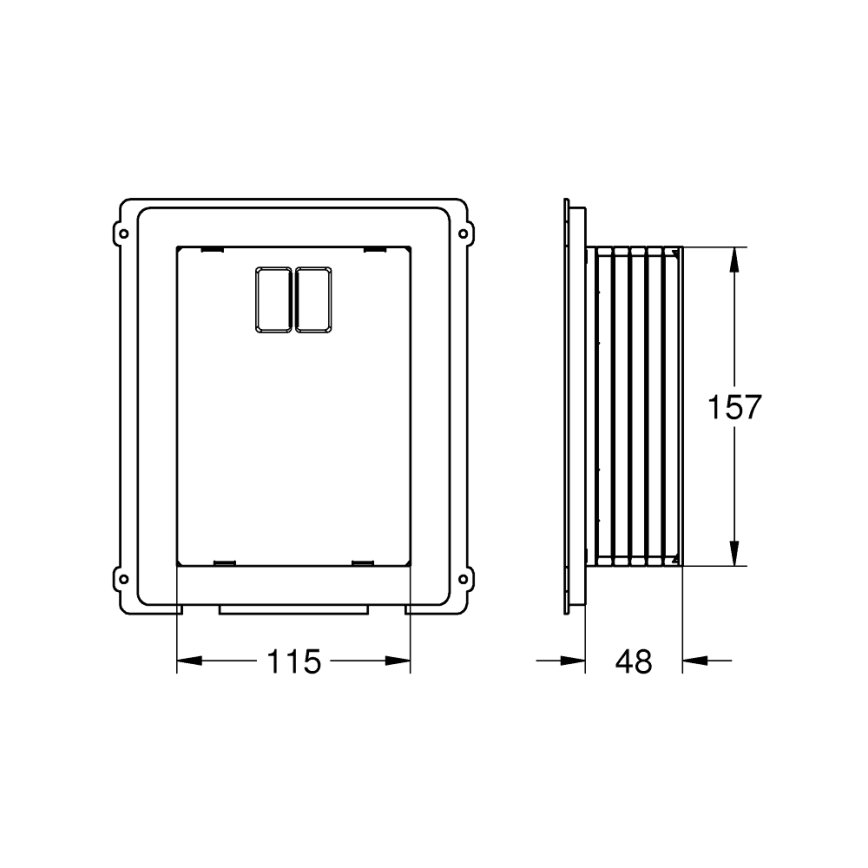 GROHE 40949000 - Revizní šachta RAPID
