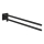 GROHE 409762430 - Držák ručníků START CUBE 438 mm černá