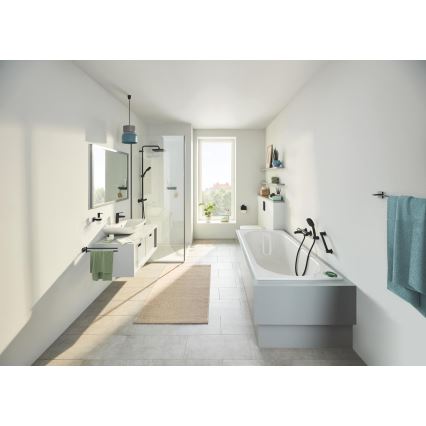 GROHE 409762430 - Držák ručníků START CUBE 438 mm černá