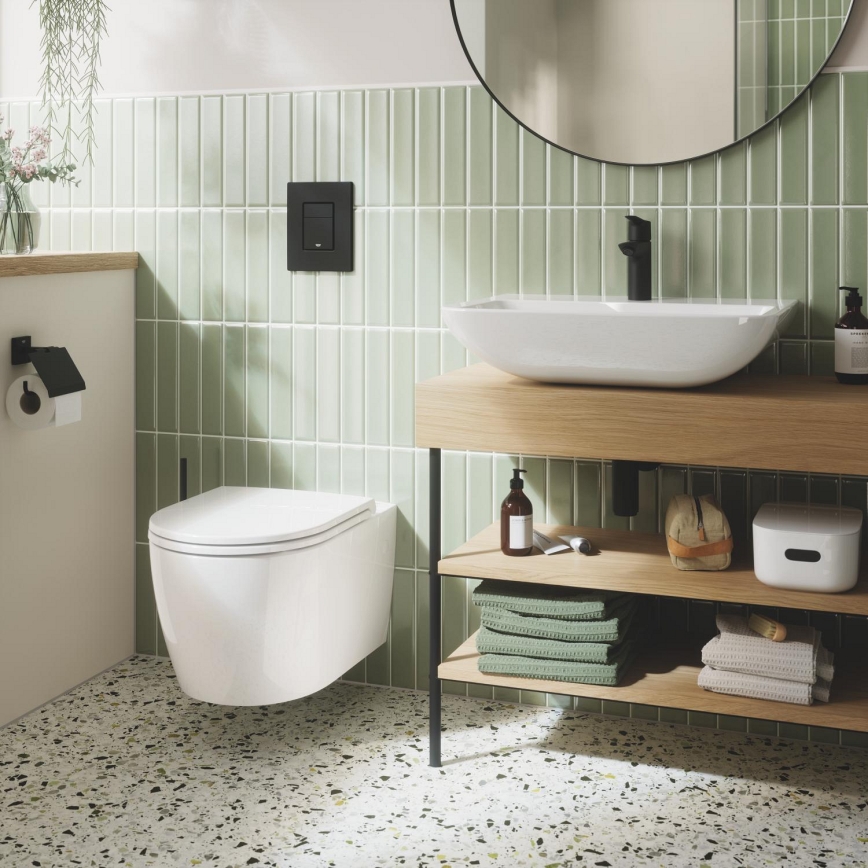 GROHE 409762430 - Držák ručníků START CUBE 438 mm černá