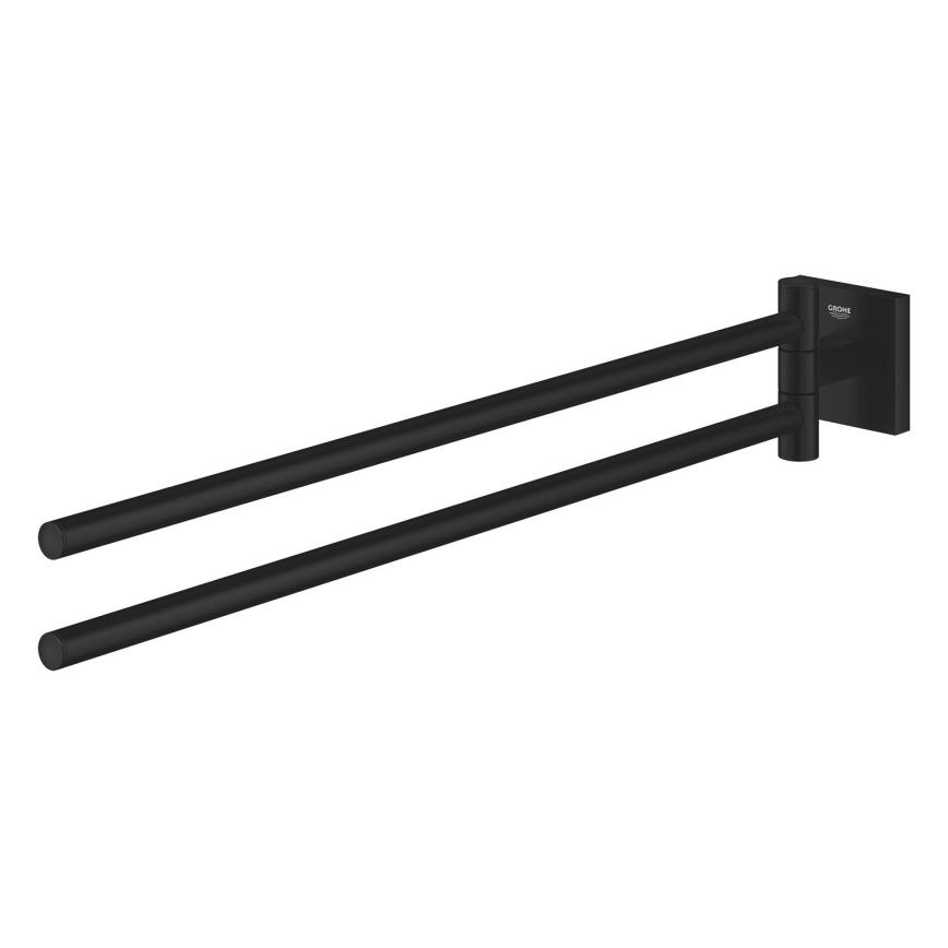 GROHE 409762430 - Držák ručníků START CUBE 438 mm černá