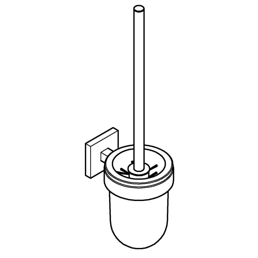GROHE 409772430 - Souprava na čištění toalety START CUBE černá