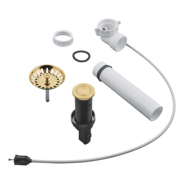 GROHE 40986GN0 - Odtoková souprava pro kuchyňské dřezy pr. 35 mm zlatá