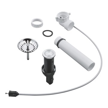 GROHE 40986SD0 - Odtoková souprava pro kuchyňské dřezy O 35 m nerez