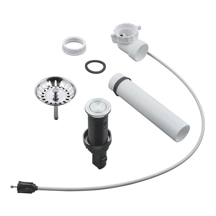 GROHE 40986SD0 - Odtoková souprava pro kuchyňské dřezy O 35 m nerez
