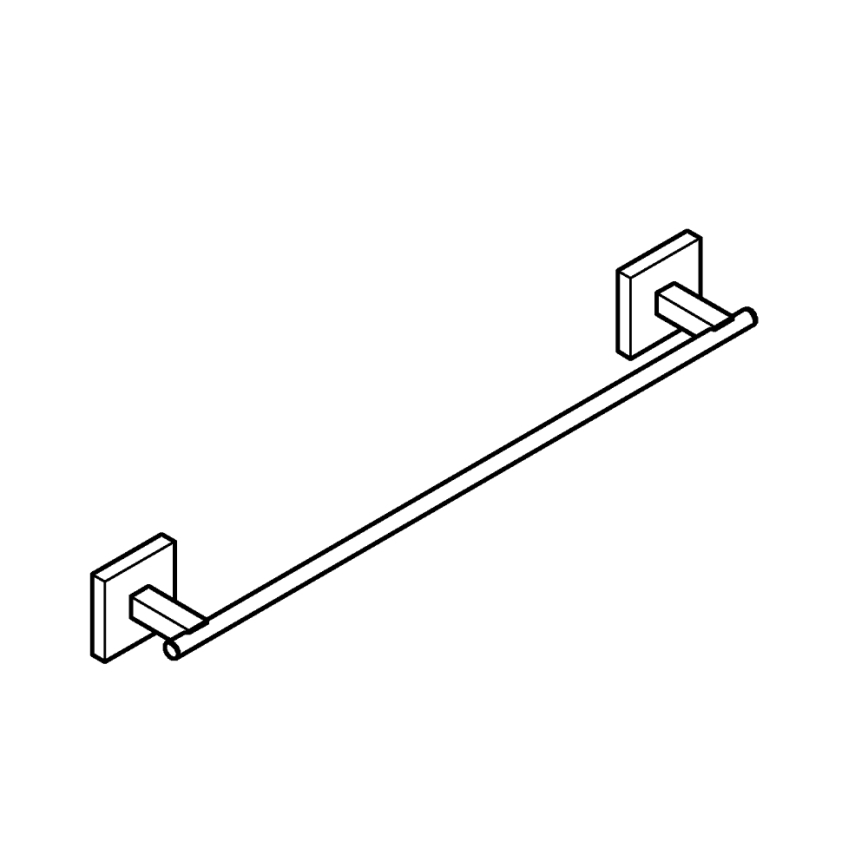 GROHE 40987000 - Držák na osušky START CUBE 450 mm lesklý chrom