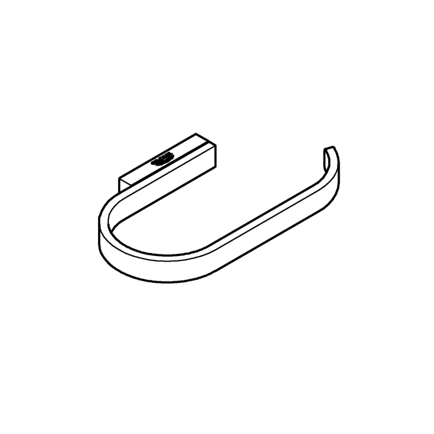 GROHE 41068000 - Držák toaletního papíru SELECTION 153 x 85 mm lesklý chrom