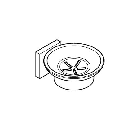 GROHE 41096000 - Miska na mýdlo START CUBE 110 × 56 × 125 mm lesklý chrom