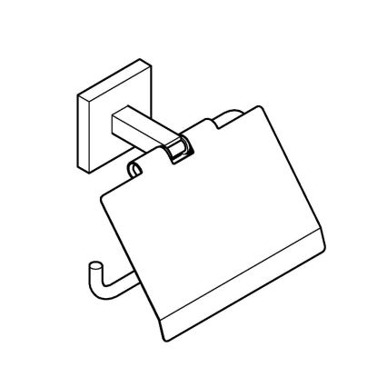 GROHE 411022430 - Držák toaletního papíru START CUBE černá