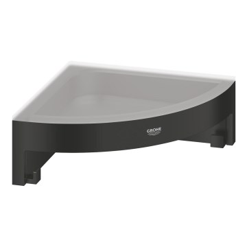 GROHE 411062430 - Rohová sprchová polička ESSENTIALS 250 × 250 mm černá