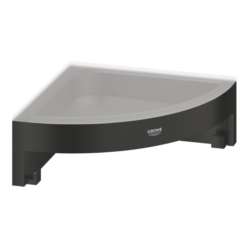 GROHE 411062430 - Rohová sprchová polička ESSENTIALS 250 × 250 mm černá