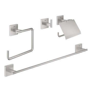 GROHE 41115DC0 - Sada doplňků START CUBE 558 mm keramika/bílá