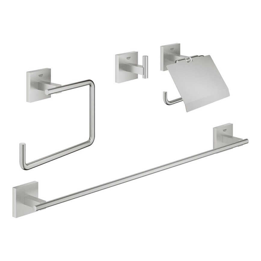 GROHE 41115DC0 - Sada doplňků START CUBE 558 mm keramika/bílá