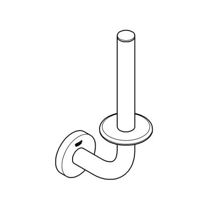 GROHE 41186DC0 - Držák rezervního toaletního papíru 116 x 232 mm nerez