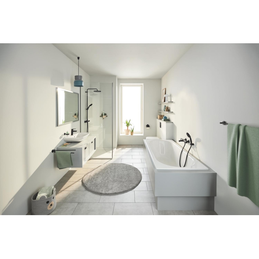GROHE 411872430 - Držák na osušky START 854 mm černá