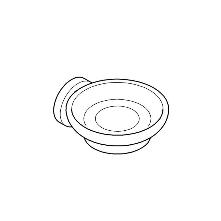 GROHE 41193000 - Miska na mýdlo ESSENTIALS lesklý chrom