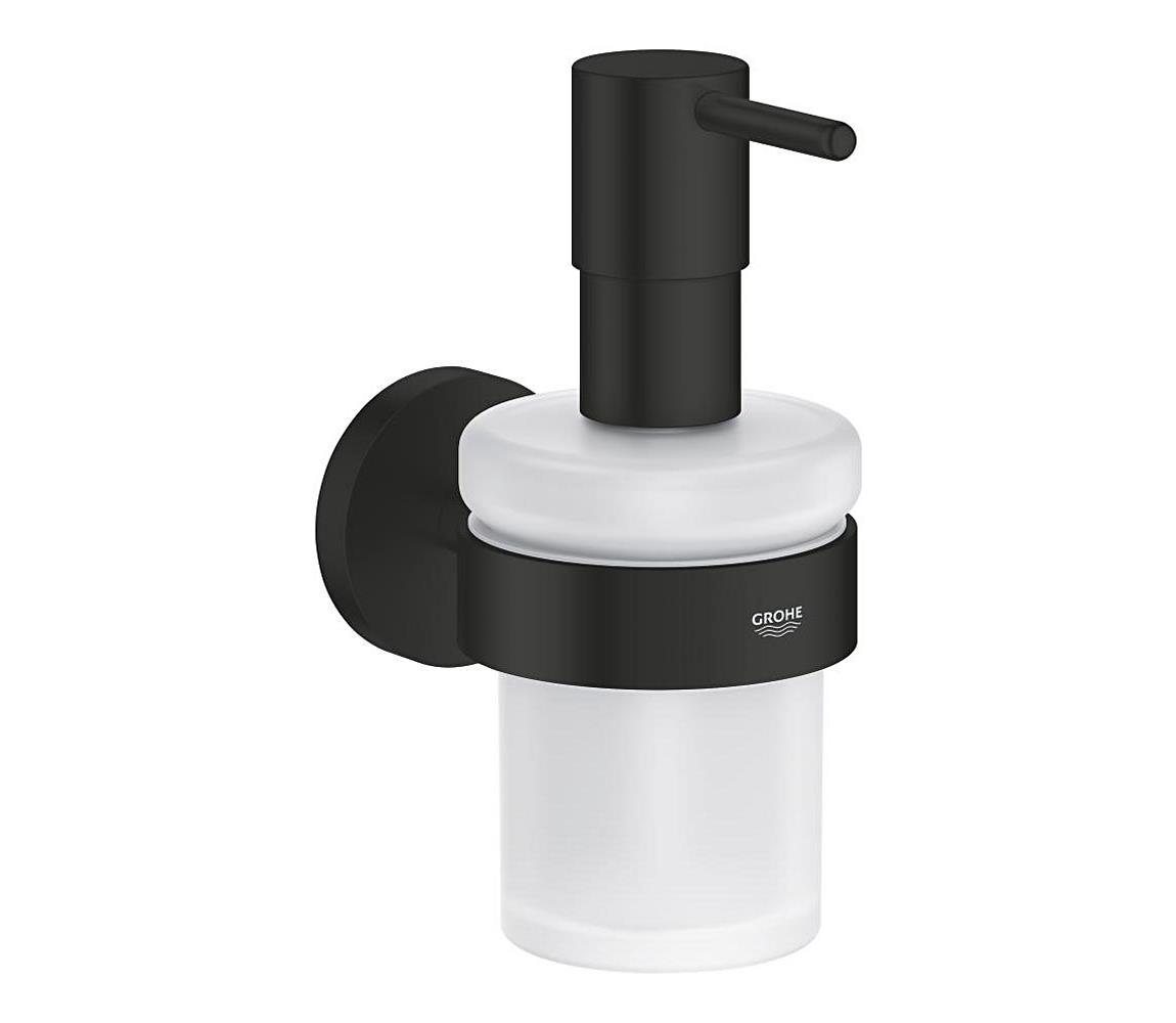 Grohe Дозатор мыла GROHE Start с подставкой, черный матовый (411952430) — купить в Алматы
