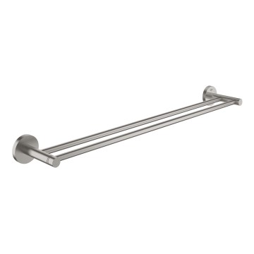 GROHE 41203DC0 - Dvouramenný držák na ručníky START 654 mm nerez