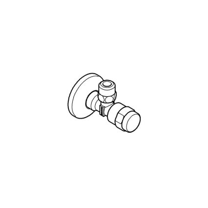 GROHE 41263000 - Rohový ventil EGAPLUS DN 15 lesklý chrom