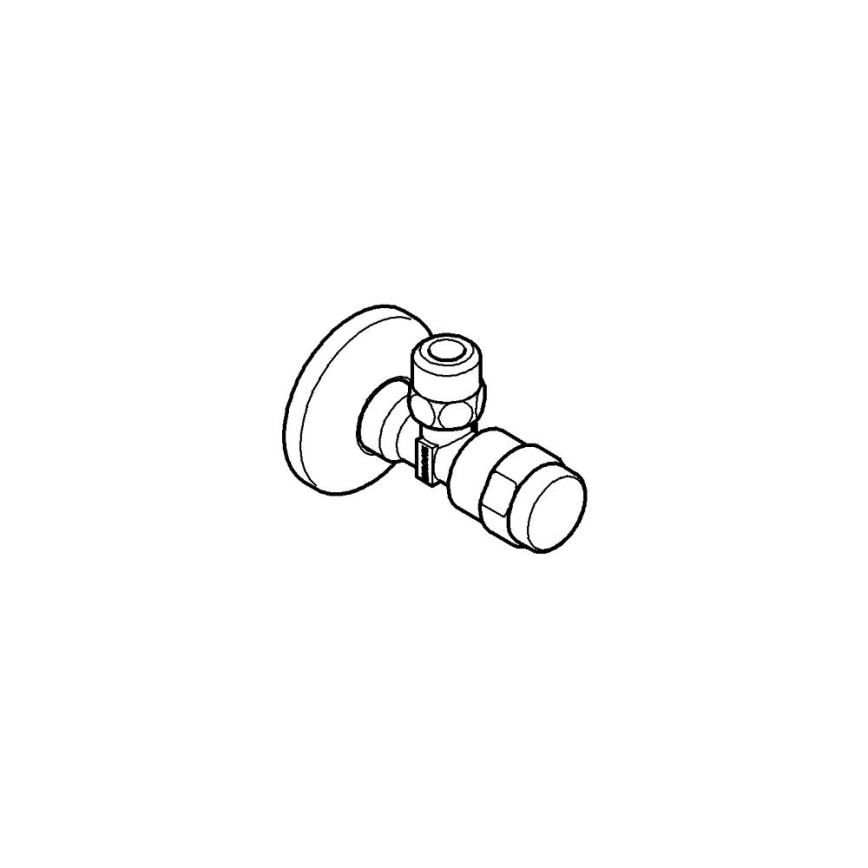 GROHE 41263000 - Rohový ventil EGAPLUS DN 15 lesklý chrom