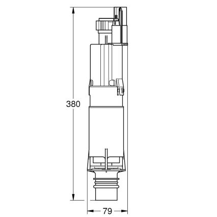 GROHE 42253000 - Vypouštěcí ventil AV1 lesklý chrom