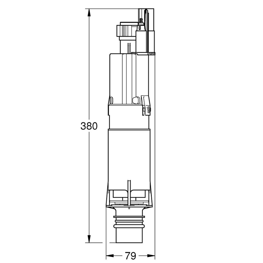 GROHE 42253000 - Vypouštěcí ventil AV1 lesklý chrom