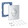 GROHE 42304000 - Splachovací tlačítko SKATE AIR 156 × 197 mm lesklý chrom