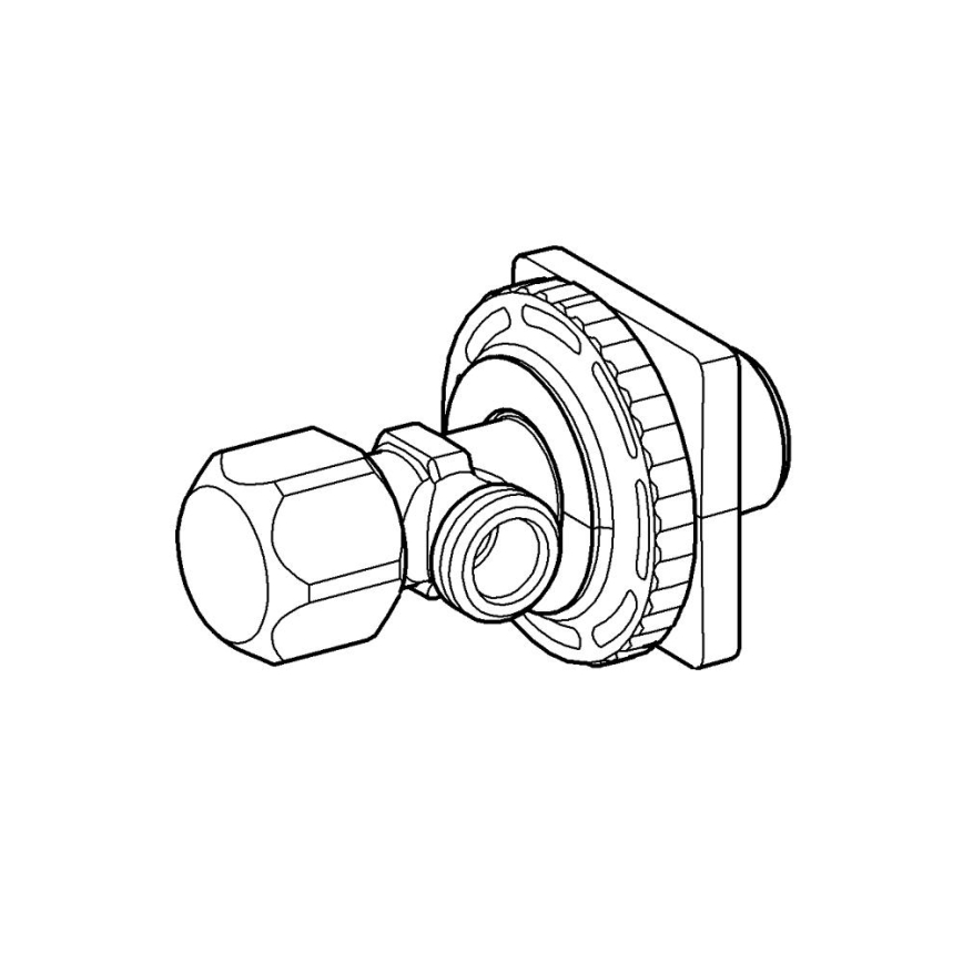 GROHE 42396000 - Rohový ventil lesklý chrom