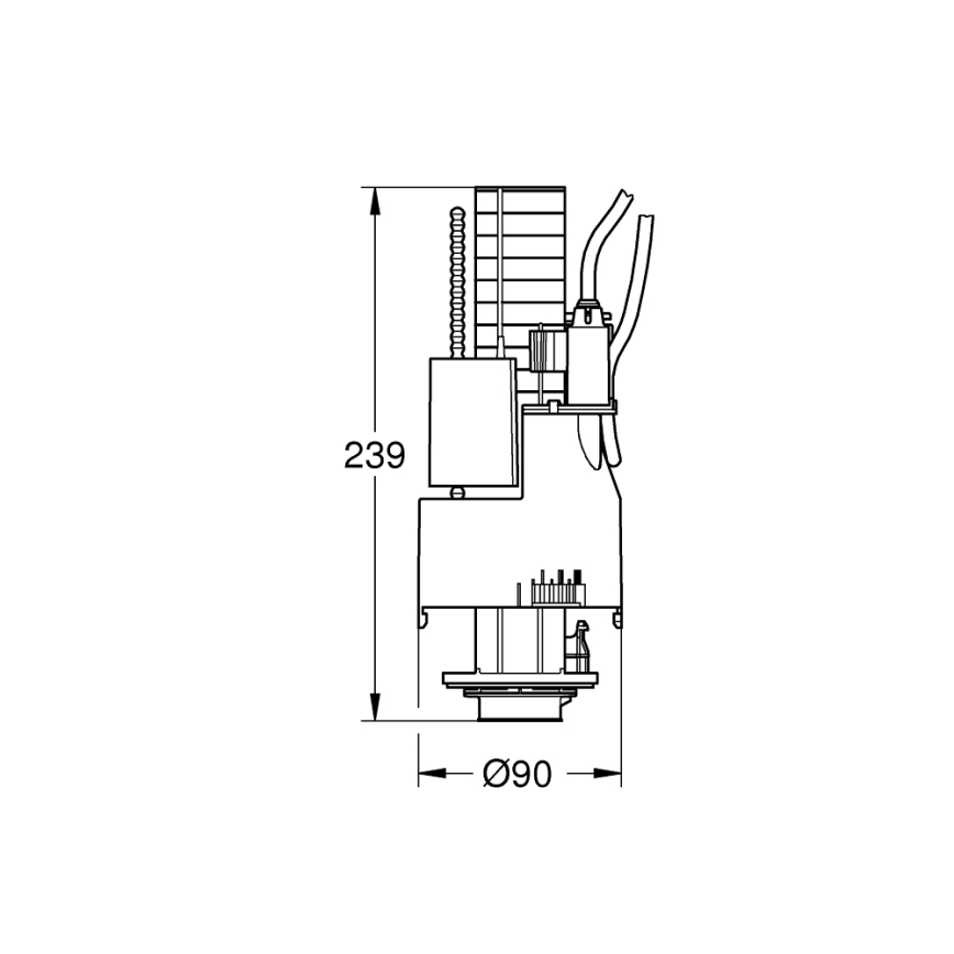 GROHE 42774000 - Vypouštěcí ventil lesklý chrom