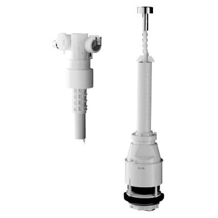GROHE 43907PI0 - Výměnná souprava pro keramické splachovací nádržky matný chrom
