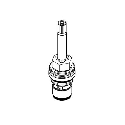 GROHE 45869000 - Vršek DN 15 s dlouhým kuželem lesklý chrom