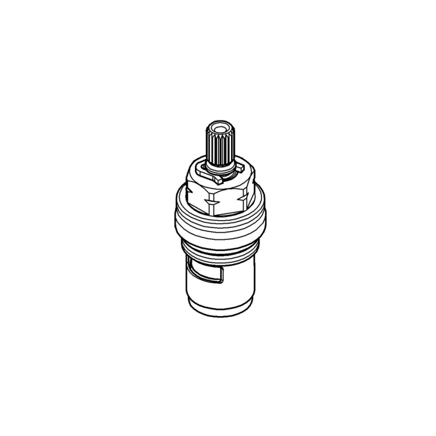 GROHE 45883000 - Keramický vršek DN 15 lesklý chrom