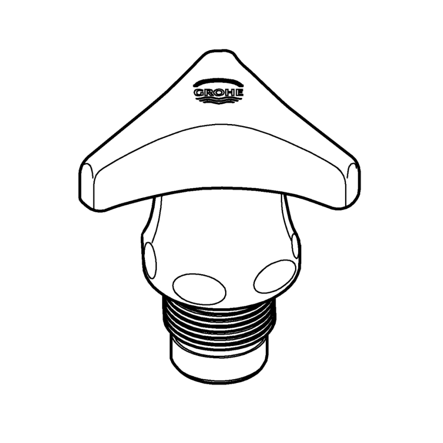 GROHE 45969000 - Vršek DN 15 lesklý chrom