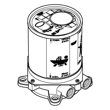 GROHE 45984001 - Vestavbová souprava DN 15 mosaz